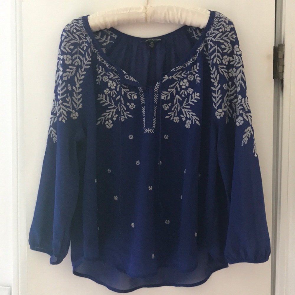 Sheer blouse